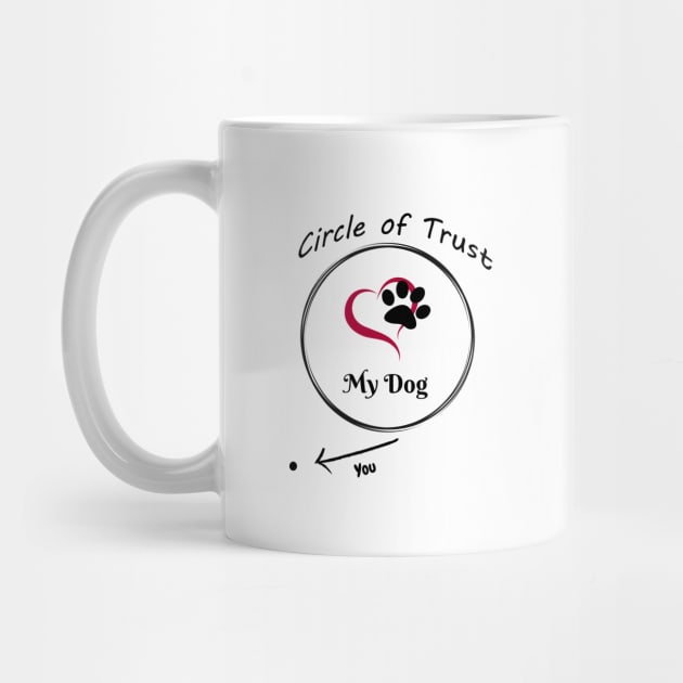 Circle of Trust - My Dog fun design by KicksNgigglesprints